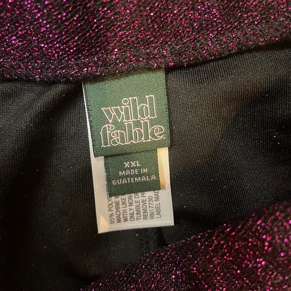 XXL Glitter Bodycon Skirt